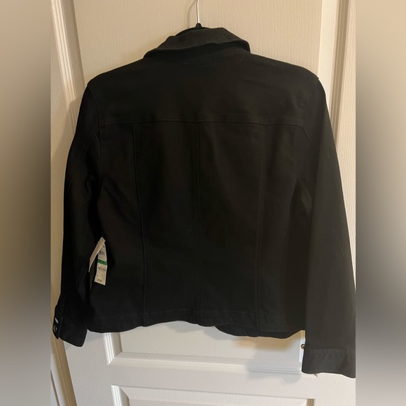 NWT black jacket - Charter Club - Size Large petite - Picture 2 of 5